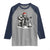 Bigfoot Guitar Christmas Raglan Shirt Sasquatch Guitarist Music Xmas - Wonder Print Shop