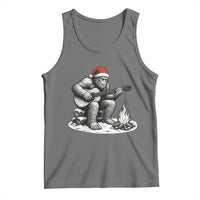 Bigfoot Guitar Christmas Tank Top Sasquatch Guitarist Music Xmas - Wonder Print Shop