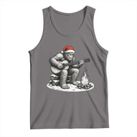 Bigfoot Guitar Christmas Tank Top Sasquatch Guitarist Music Xmas - Wonder Print Shop