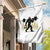Bigfoot Gym Christmas Garden Flag Funny Sasquatch Bodybuilding Weightlifting - Wonder Print Shop