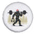 Bigfoot Gym Christmas Spare Tire Cover Funny Sasquatch Bodybuilding Weightlifting - Wonder Print Shop