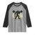 Bigfoot Gym Christmas Raglan Shirt Funny Sasquatch Bodybuilding Weightlifting - Wonder Print Shop