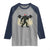 Bigfoot Gym Christmas Raglan Shirt Funny Sasquatch Bodybuilding Weightlifting - Wonder Print Shop