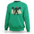 Bigfoot Gym Christmas Sweatshirt Funny Sasquatch Bodybuilding Weightlifting - Wonder Print Shop