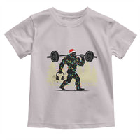 Bigfoot Gym Christmas Toddler T Shirt Funny Sasquatch Bodybuilding Weightlifting - Wonder Print Shop