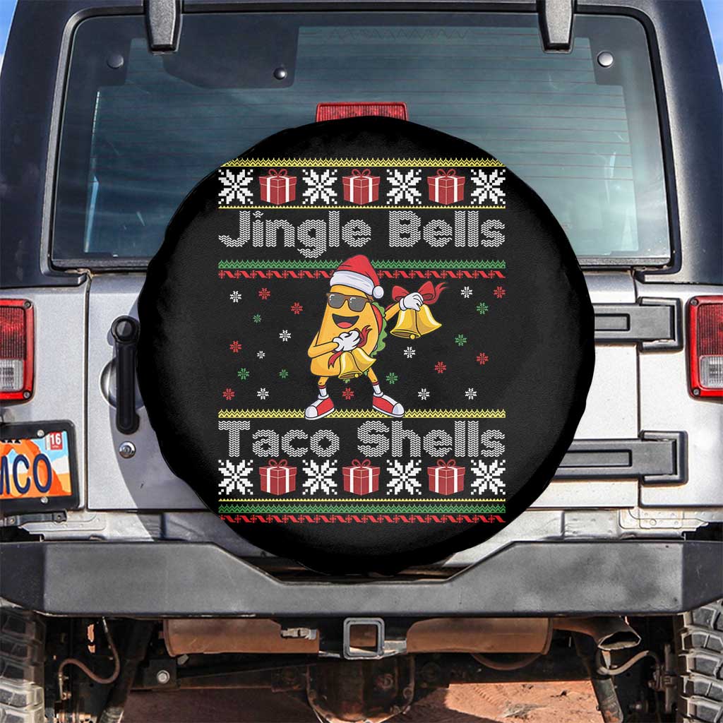 Funny Taco Christmas Spare Tire Cover Jigle Bells Taco Shells - Wonder Print Shop