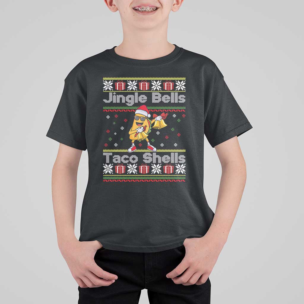 Funny Taco Christmas T Shirt For Kid Jigle Bells Taco Shells - Wonder Print Shop