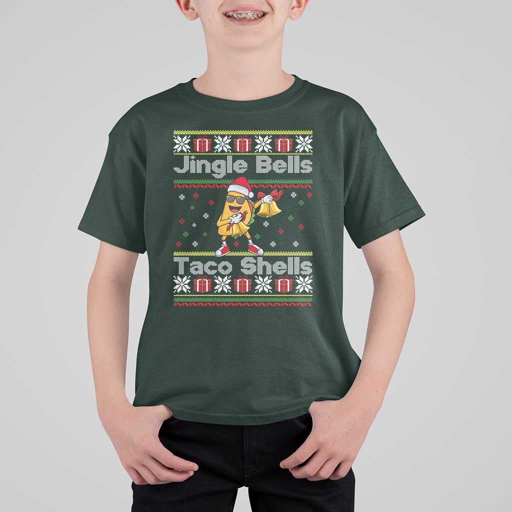 Funny Taco Christmas T Shirt For Kid Jigle Bells Taco Shells - Wonder Print Shop