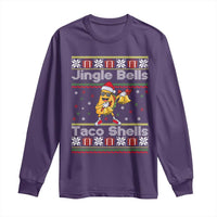 Funny Taco Christmas Long Sleeve Shirt Jigle Bells Taco Shells - Wonder Print Shop