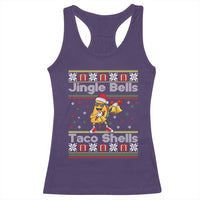 Funny Taco Christmas Racerback Tank Top Jigle Bells Taco Shells - Wonder Print Shop