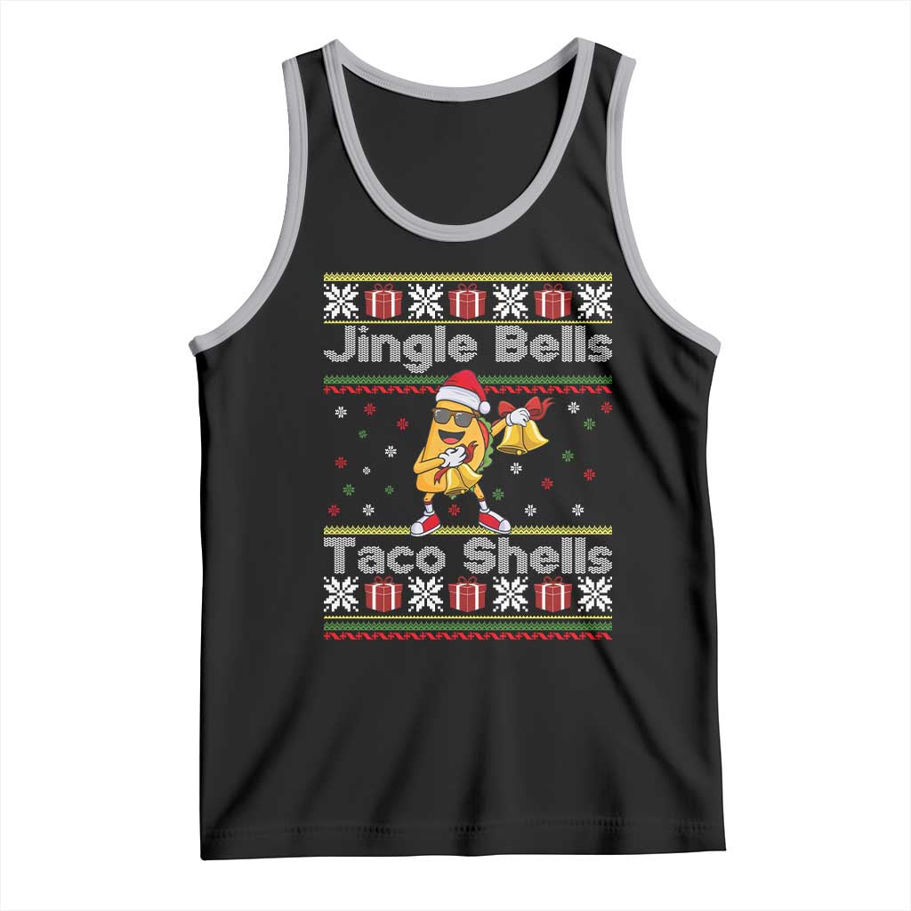 Funny Taco Christmas Tank Top Jigle Bells Taco Shells - Wonder Print Shop