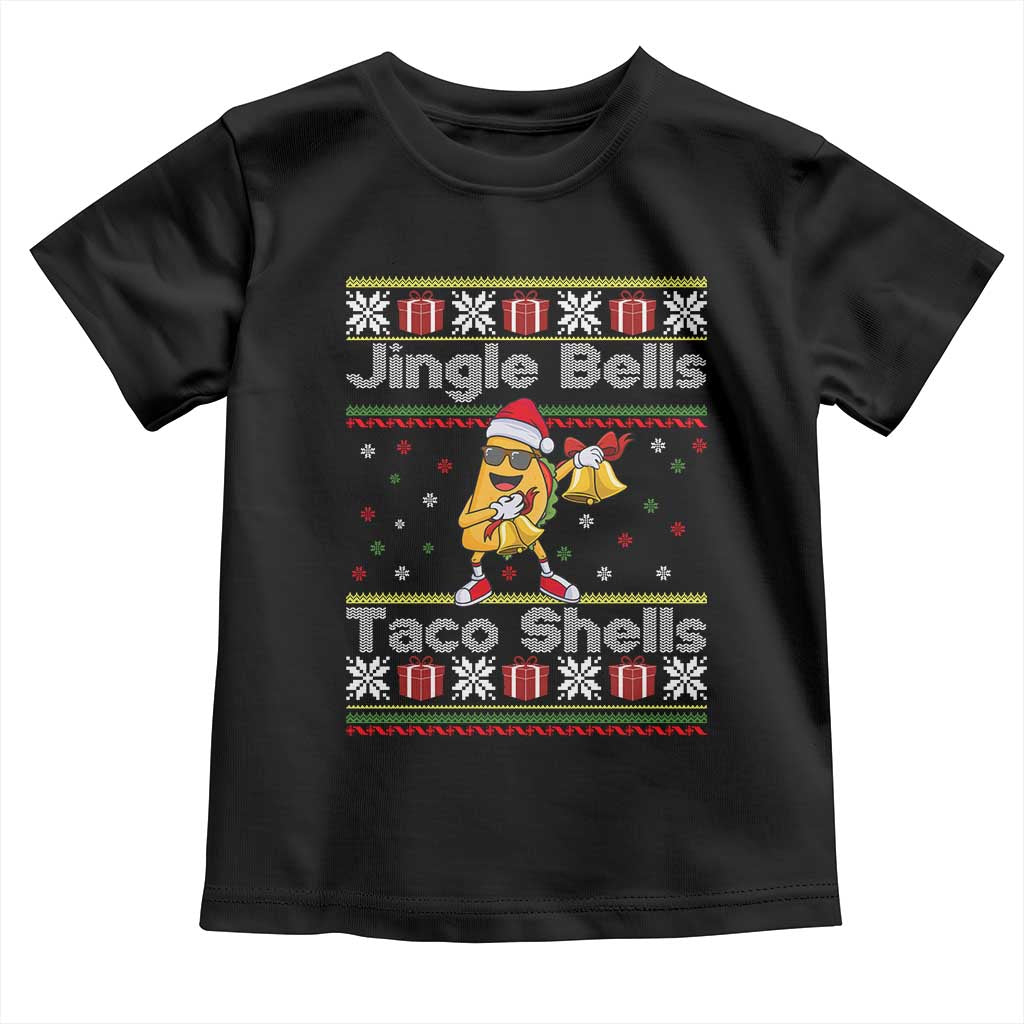 Funny Taco Christmas Toddler T Shirt Jigle Bells Taco Shells - Wonder Print Shop
