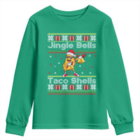Funny Taco Christmas Youth Sweatshirt Jigle Bells Taco Shells - Wonder Print Shop