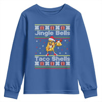 Funny Taco Christmas Youth Sweatshirt Jigle Bells Taco Shells - Wonder Print Shop