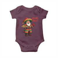 Funny Santa Taco Mexican Baby Onesie Let Us Taco About It - Wonder Print Shop