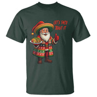 Funny Santa Taco Mexican T Shirt Let Us Taco About It - Wonder Print Shop