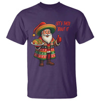 Funny Santa Taco Mexican T Shirt Let Us Taco About It - Wonder Print Shop