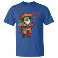 Funny Santa Taco Mexican T Shirt Let Us Taco About It - Wonder Print Shop