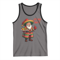 Funny Santa Taco Mexican Tank Top Let Us Taco About It - Wonder Print Shop