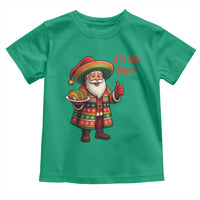 Funny Santa Taco Mexican Toddler T Shirt Let Us Taco About It - Wonder Print Shop