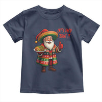 Funny Santa Taco Mexican Toddler T Shirt Let Us Taco About It - Wonder Print Shop