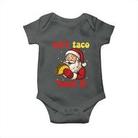 Funny Santa Taco Baby Onesie Let Us Taco About It - Wonder Print Shop