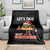 Funny Taco Mexican Christmas Throw Blanket Let Us Taco About Science - Wonder Print Shop
