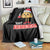 Funny Taco Mexican Christmas Throw Blanket Let Us Taco About Science - Wonder Print Shop