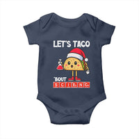 Funny Taco Mexican Christmas Baby Onesie Let Us Taco About Science - Wonder Print Shop