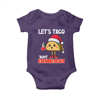Funny Taco Mexican Christmas Baby Onesie Let Us Taco About Science - Wonder Print Shop