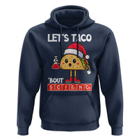 Funny Taco Mexican Christmas Hoodie Let Us Taco About Science - Wonder Print Shop