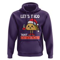 Funny Taco Mexican Christmas Hoodie Let Us Taco About Science - Wonder Print Shop