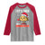 Funny Taco Mexican Christmas Raglan Shirt Let Us Taco About Science - Wonder Print Shop