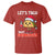 Funny Taco Mexican Christmas T Shirt Let Us Taco About Science - Wonder Print Shop