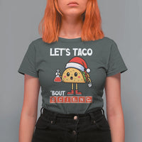 Funny Taco Mexican Christmas T Shirt For Women Let Us Taco About Science - Wonder Print Shop