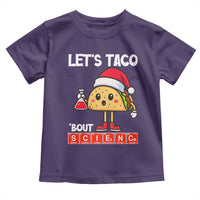 Funny Taco Mexican Christmas Toddler T Shirt Let Us Taco About Science - Wonder Print Shop