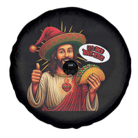 Funny Jesus Taco Mexican Spare Tire Cover Let Us Taco About Jesus - Wonder Print Shop