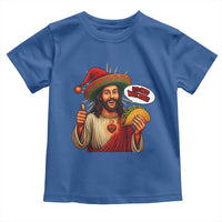 Funny Jesus Taco Mexican Toddler T Shirt Let Us Taco About Jesus - Wonder Print Shop