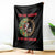 Santa Christmas Throw Blanket Baby Jesus Christian Xmas - Wonder Print Shop
