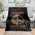 Santa Christmas Throw Blanket Baby Jesus Christian Xmas - Wonder Print Shop