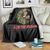Santa Christmas Throw Blanket Baby Jesus Christian Xmas - Wonder Print Shop