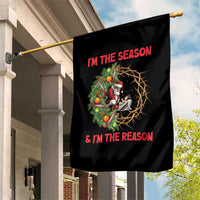 Santa Christmas Garden Flag Baby Jesus Christian Xmas - Wonder Print Shop
