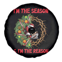 Santa Christmas Spare Tire Cover Baby Jesus Christian Xmas - Wonder Print Shop