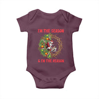 Santa Christmas Baby Onesie Baby Jesus Christian Xmas - Wonder Print Shop