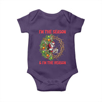 Santa Christmas Baby Onesie Baby Jesus Christian Xmas - Wonder Print Shop
