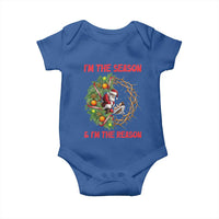 Santa Christmas Baby Onesie Baby Jesus Christian Xmas - Wonder Print Shop