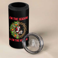 Santa Christmas 4 in 1 Can Cooler Tumbler Baby Jesus Christian Xmas - Wonder Print Shop