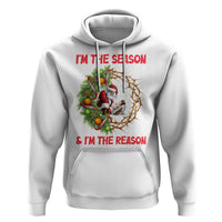 Santa Christmas Hoodie Baby Jesus Christian Xmas - Wonder Print Shop