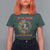 Santa Christmas T Shirt For Women Baby Jesus Christian Xmas - Wonder Print Shop