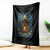 Jesus Christmas Throw Blanket Starry Night Nativity Scene Xmas - Wonder Print Shop